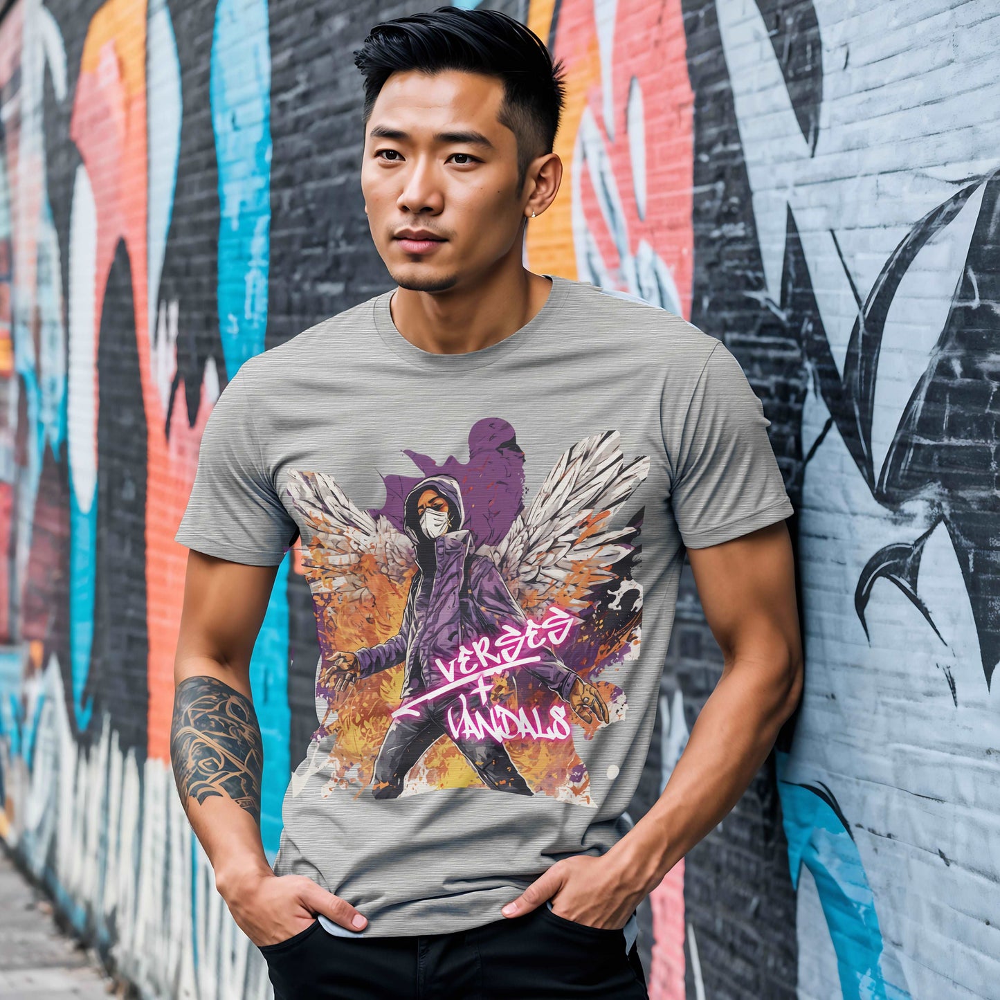 Inspirational T-Shirt | Embers of Purpose Phoenix Rising Athletic Heather