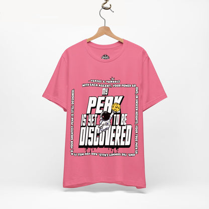 Inspirational T-Shirt | My Peak is Yet to be Discovered V2 Charity Pink