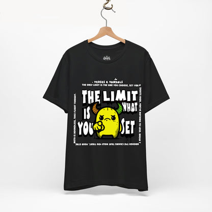 Inspirational T-Shirt | The Limit is What You Set Black