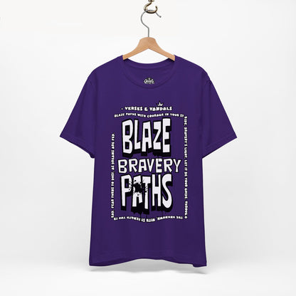 Inspirational T-Shirt | Blaze Bravery Paths V.1 Team Purple