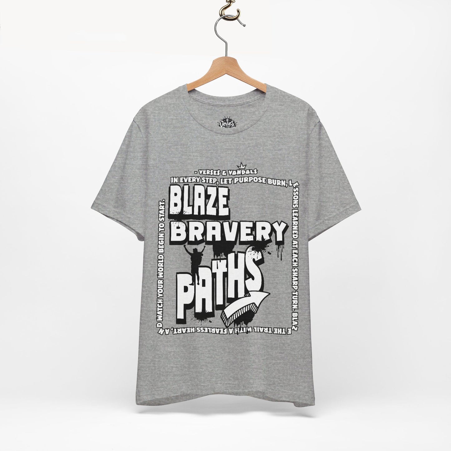 Inspirations T-Shirt | Blaze Bravery Paths V.2 Athletic Heather