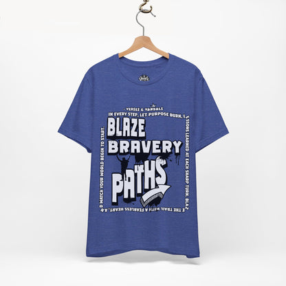 Inspirations T-Shirt | Blaze Bravery Paths V.2 Heather True Royal