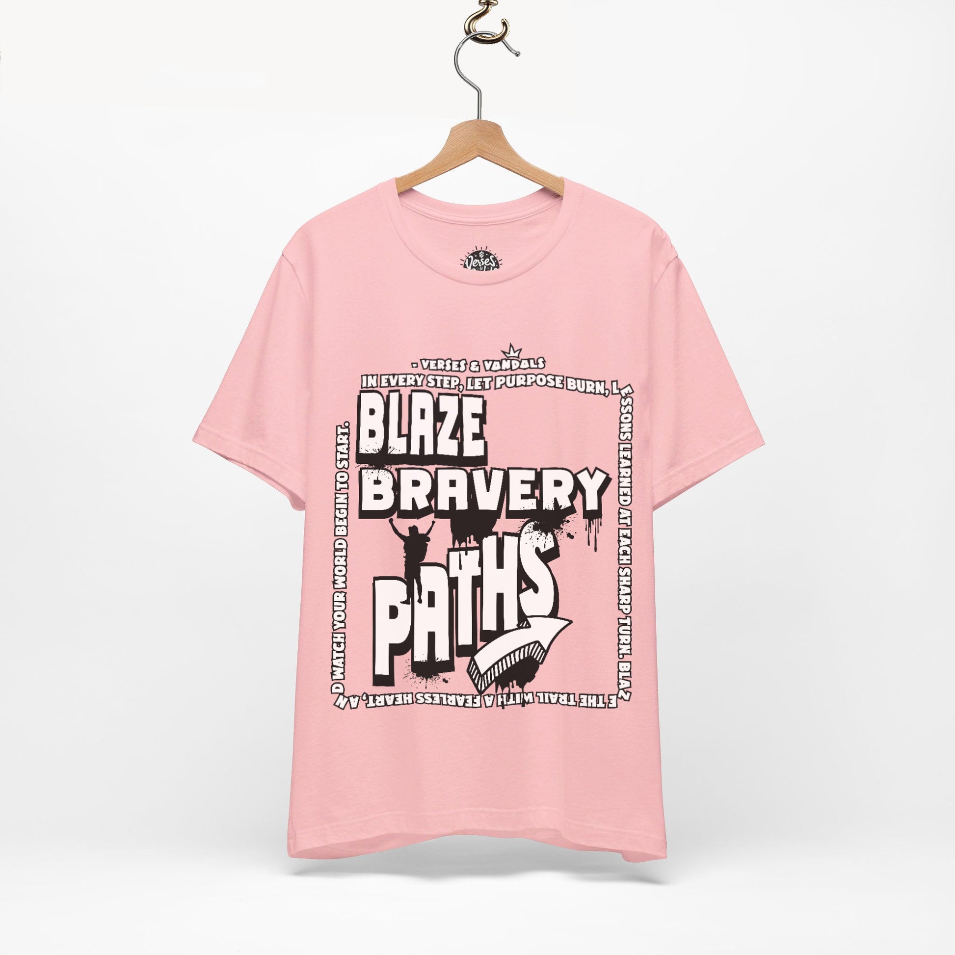 Inspirations T-Shirt | Blaze Bravery Paths V.2 Pink