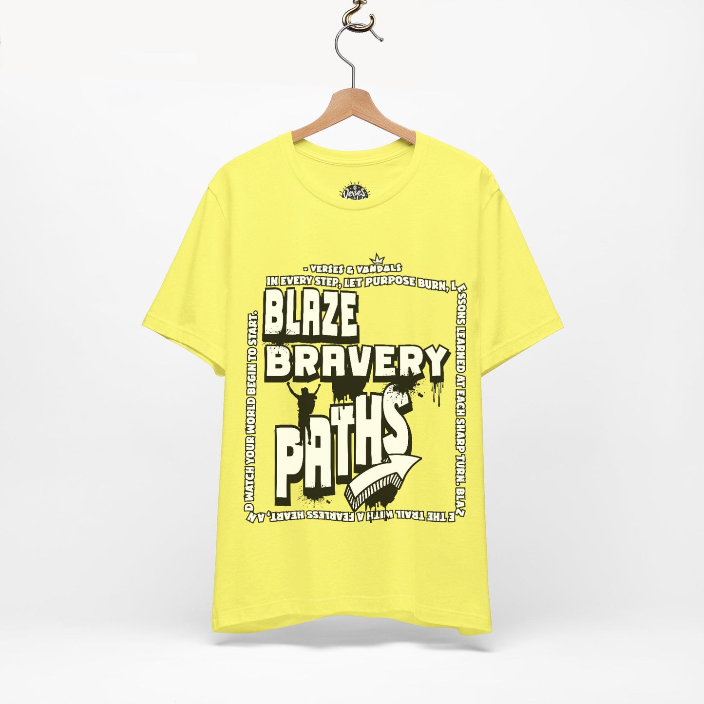 Inspirations T-Shirt | Blaze Bravery Paths V.2 Yellow