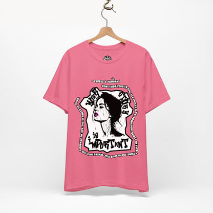 Inspirational T-Shirt | Your Story is Important Lilac Lauren V2.2 Charity Pink