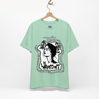 Inspirational T-Shirt | Your Story is Important Lilac Lauren V2.2 Heather Mint