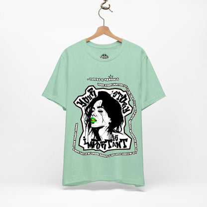 Inspirational T-Shirt | Your Story is Important Neon Nancy V1.1 Heather Mint