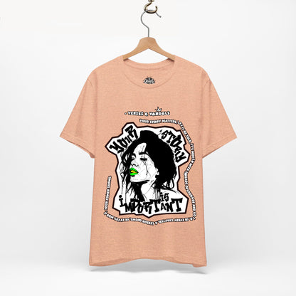 Inspirational T-Shirt | Your Story is Important Neon Nancy V1.1 Heather Peach