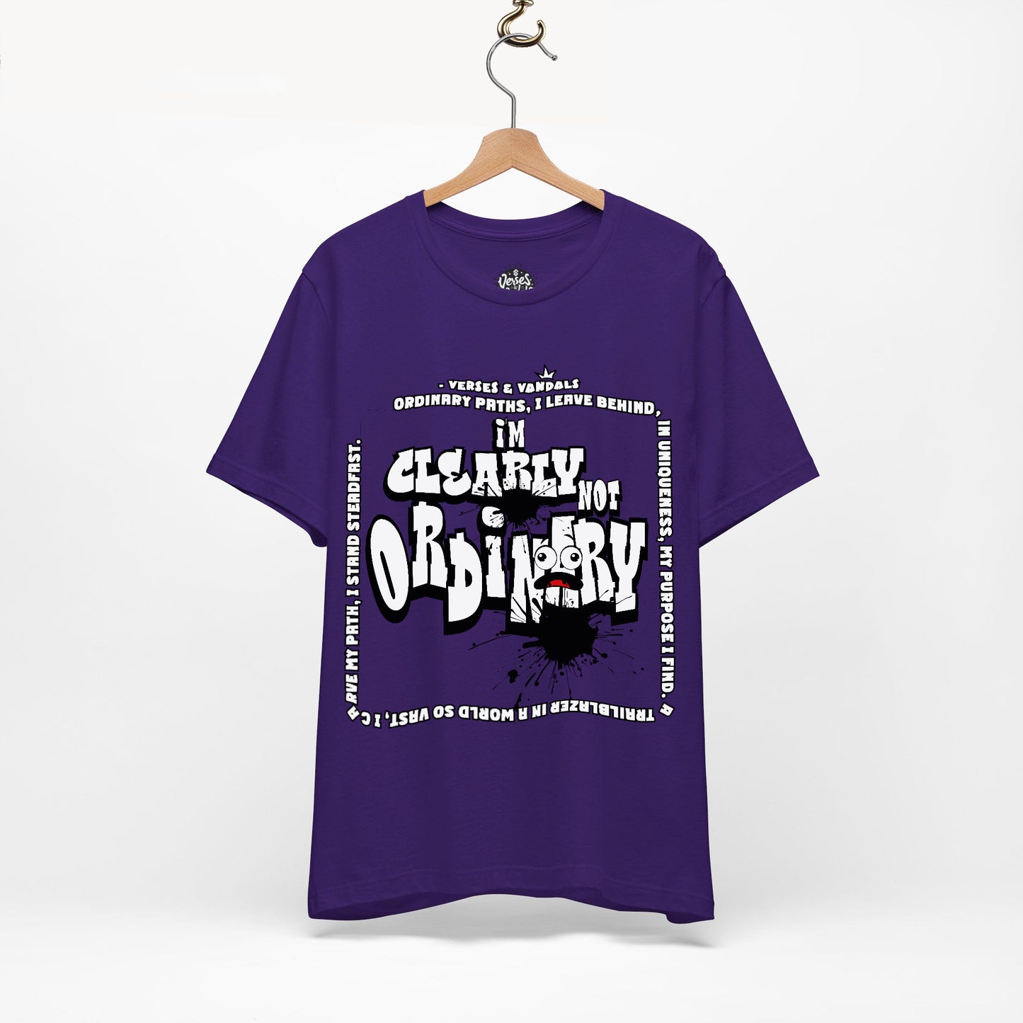 Inspirational T-Shirt | I'm Clearly Not Ordinary Team Purple