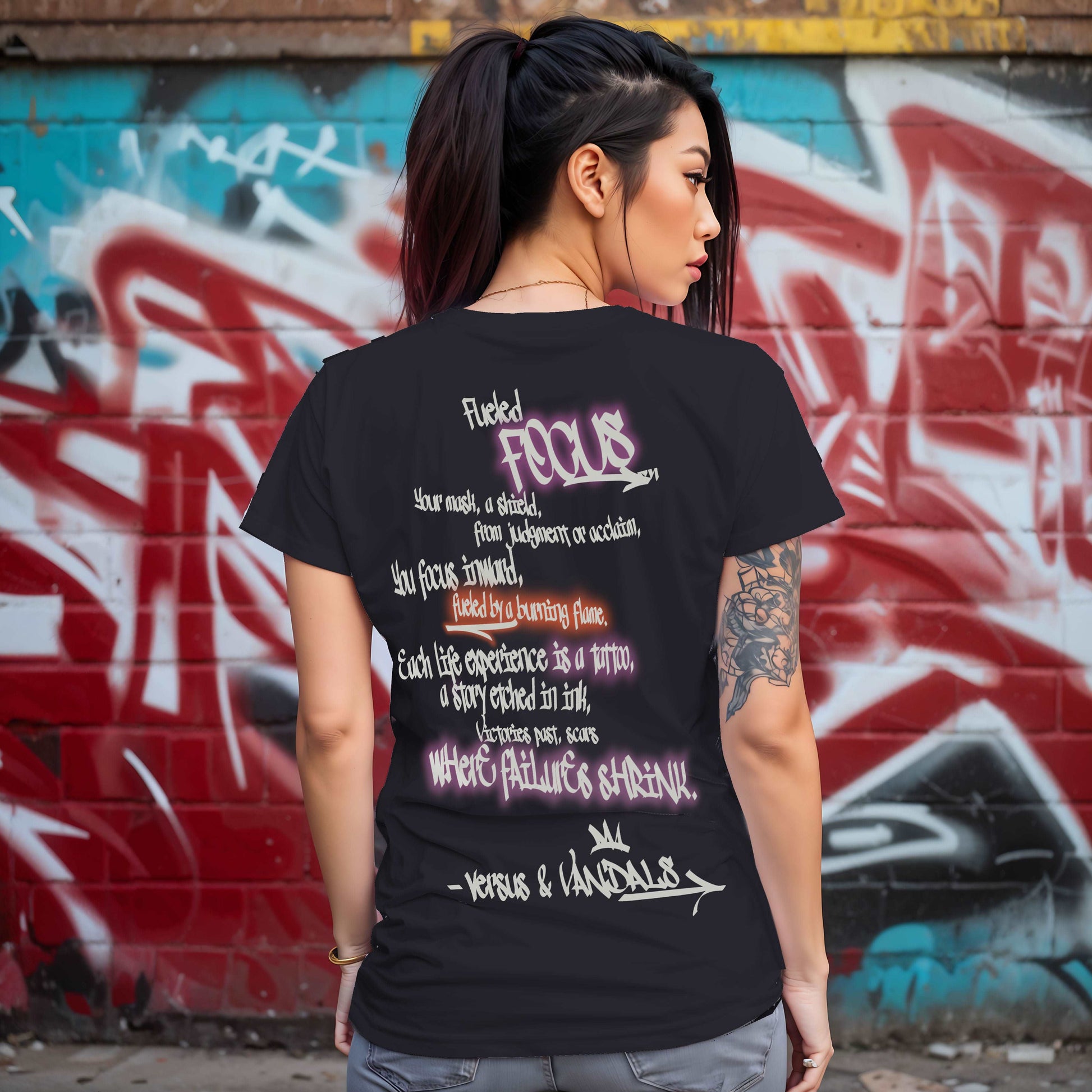 Inspirational T-Shirt | The Fueled Focus Tee Graphic T Shirt