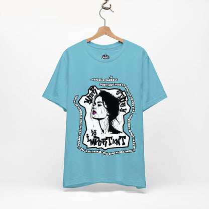 Inspirational T-Shirt | Your Story is Important Lilac Lauren V2.2 Turquoise